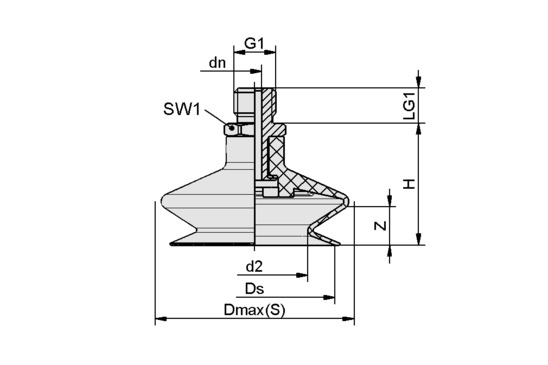 FSGA 11 NBR-55 M5-AG